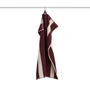 HAY - Stripe Handtuch, 40 x 60 cm, burgundy