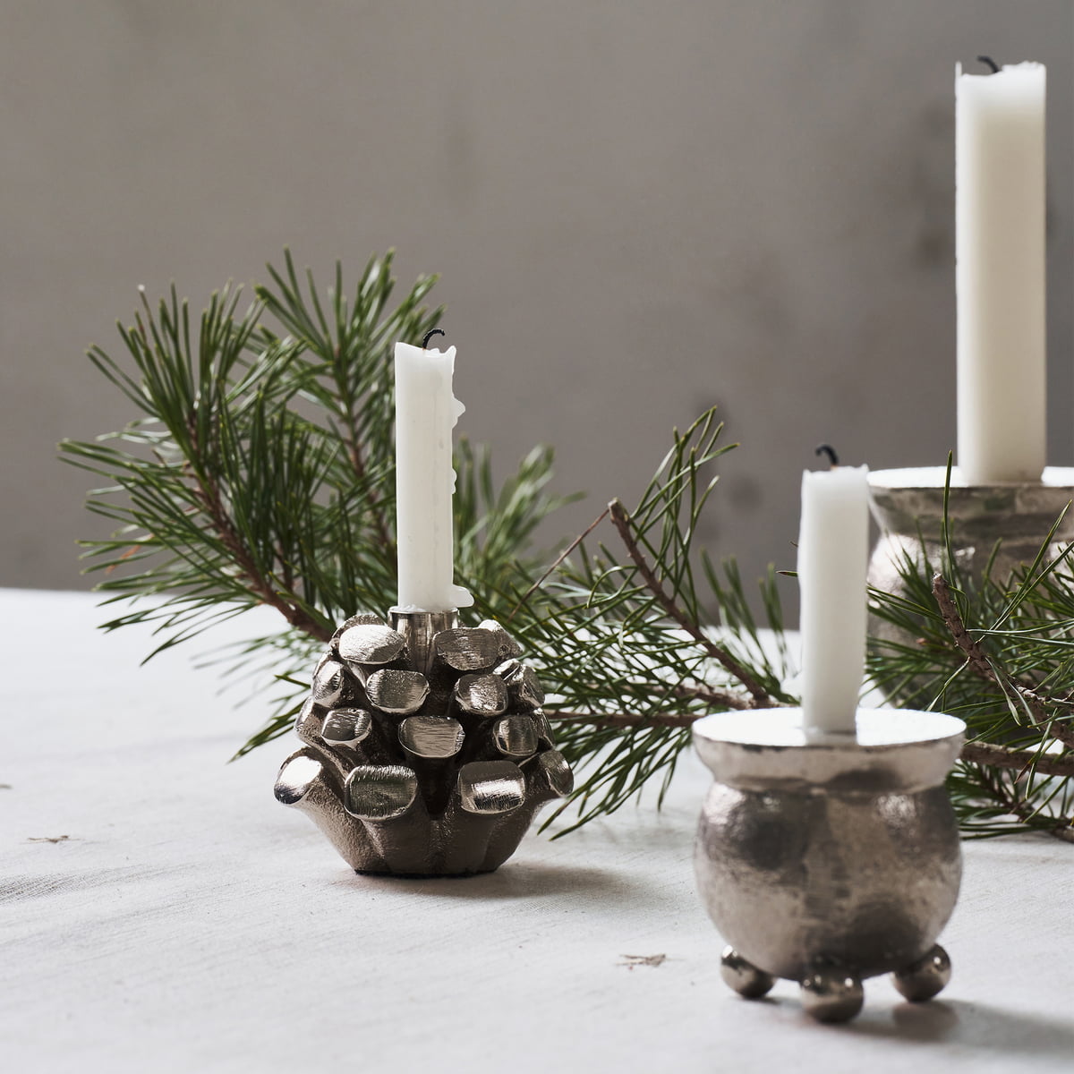 Connox Kerzenständer Cone | Pine Kerzenständer von