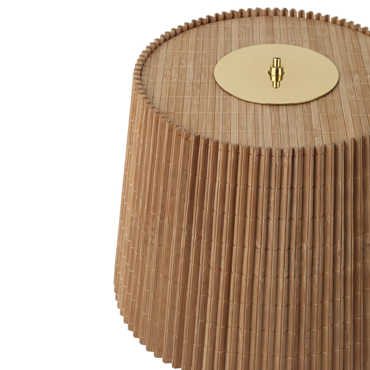 Gubi-9205-Tischleuchte-Bambus-Messing-DEtail