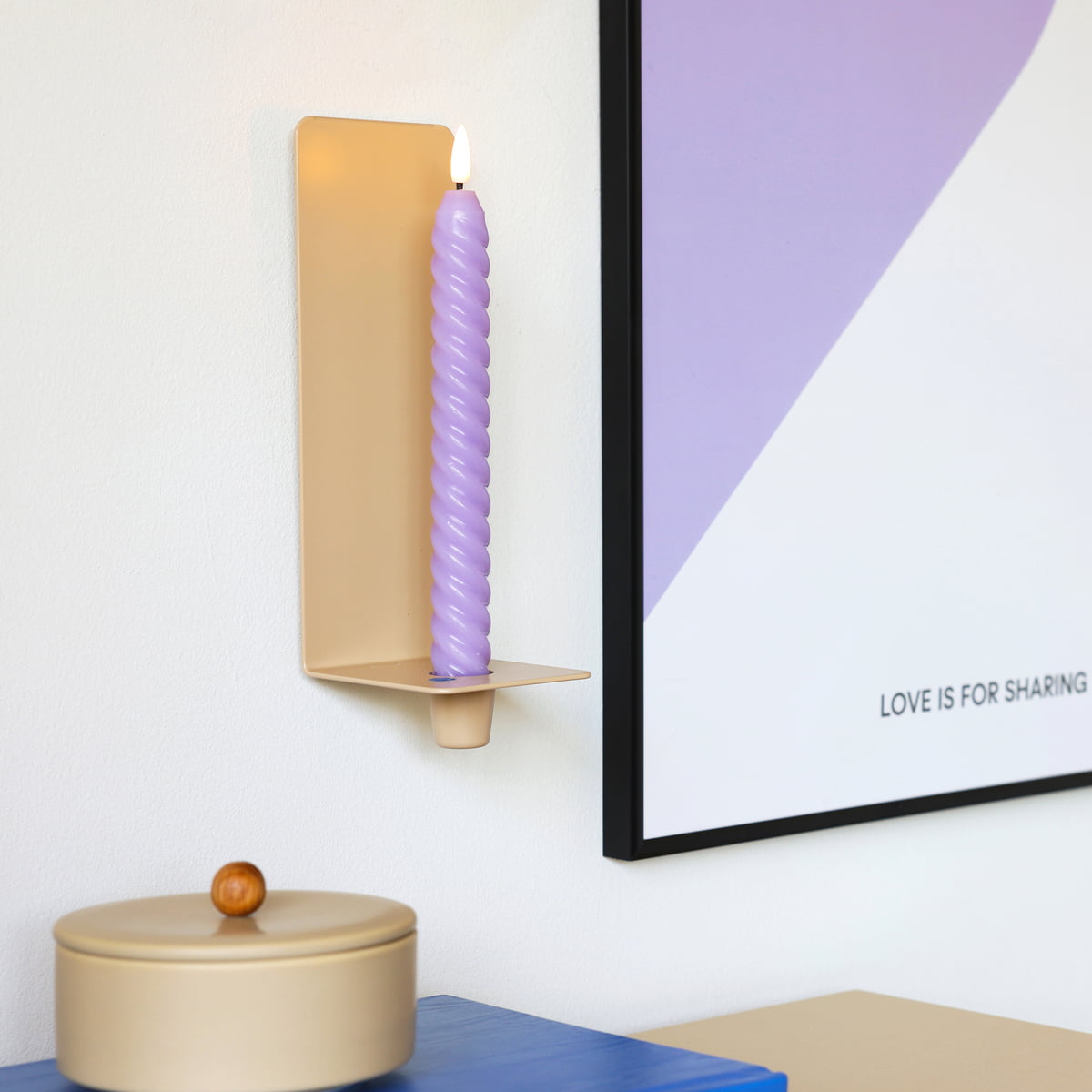 Cosy Kerze von | Letters Forever LED Connox Design
