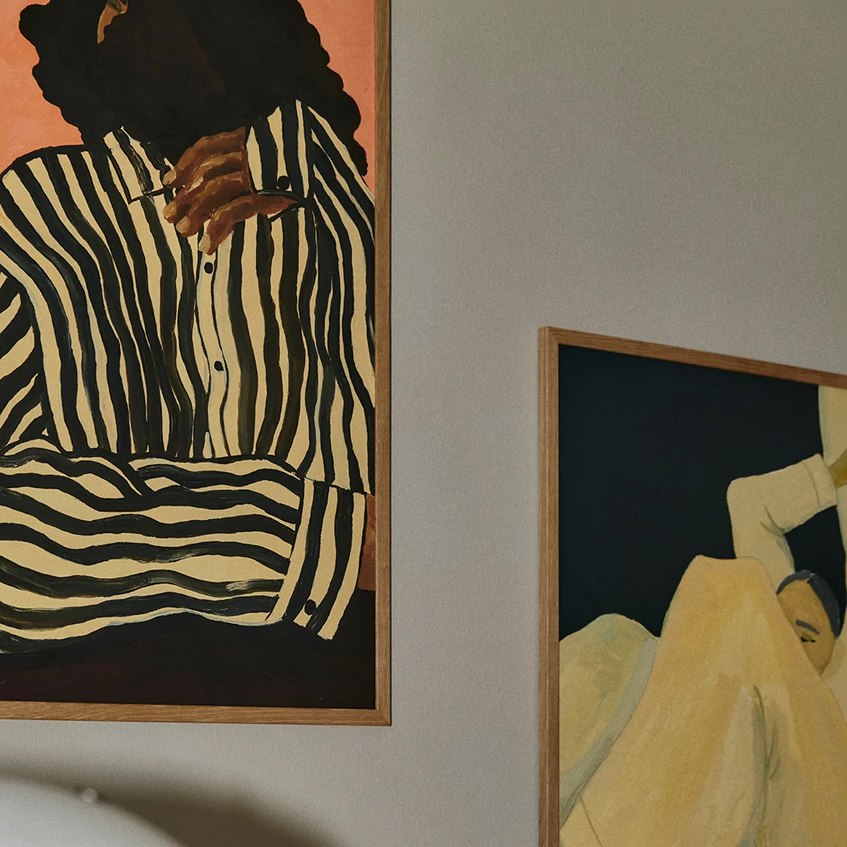北欧The Poster Club 50×70cm Serene Stripes Hanna Peterson, Serene Stripes art print - THE POSTER CLUB