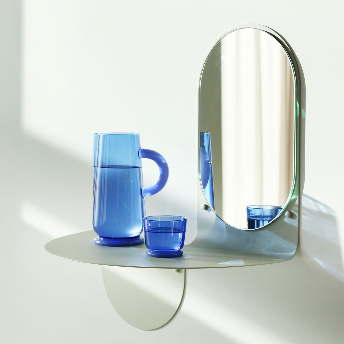 Dew Glas, 0,2 L, blau (2er-Set) von &klevering