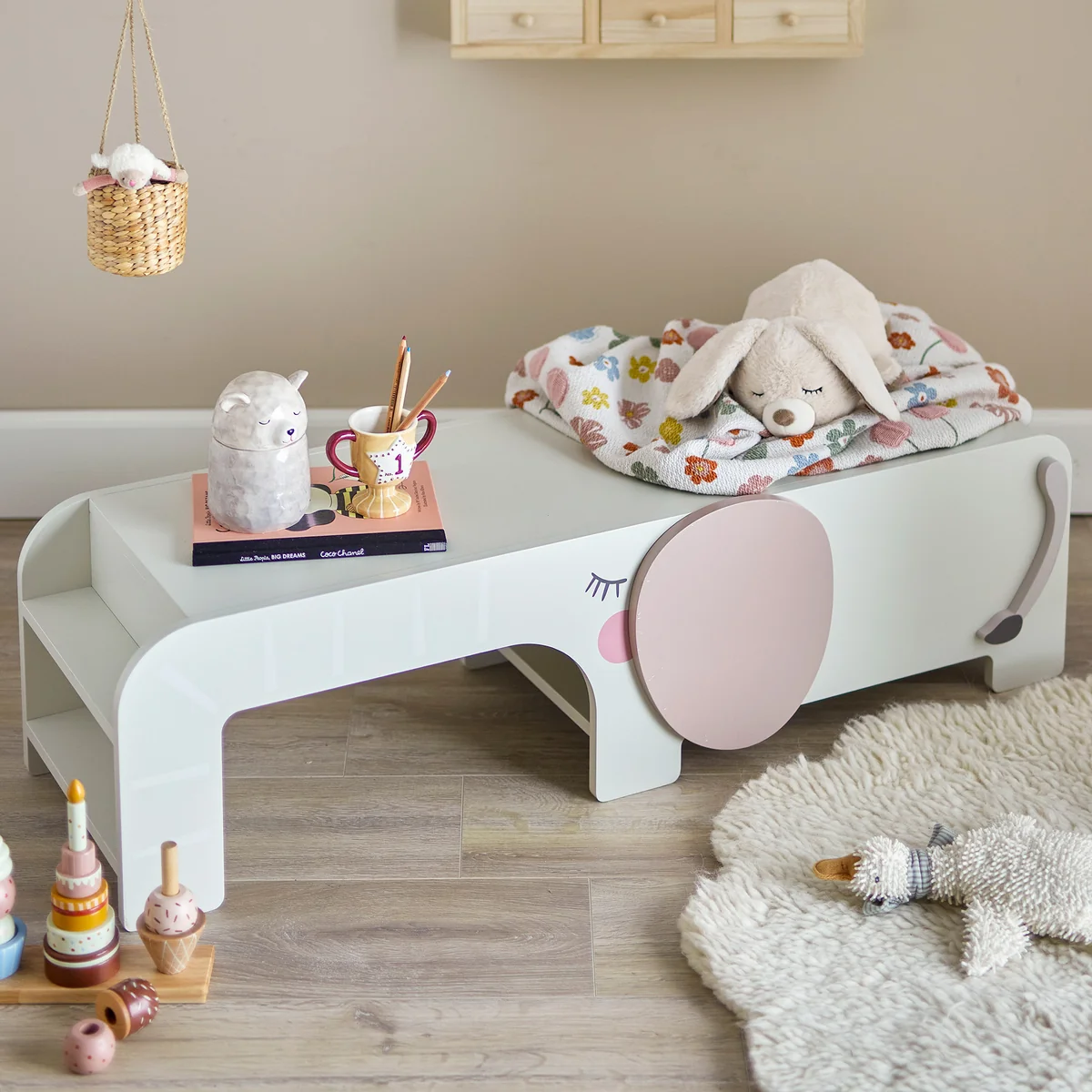 Bloomingville Mini - Ferdinand Bank, grau