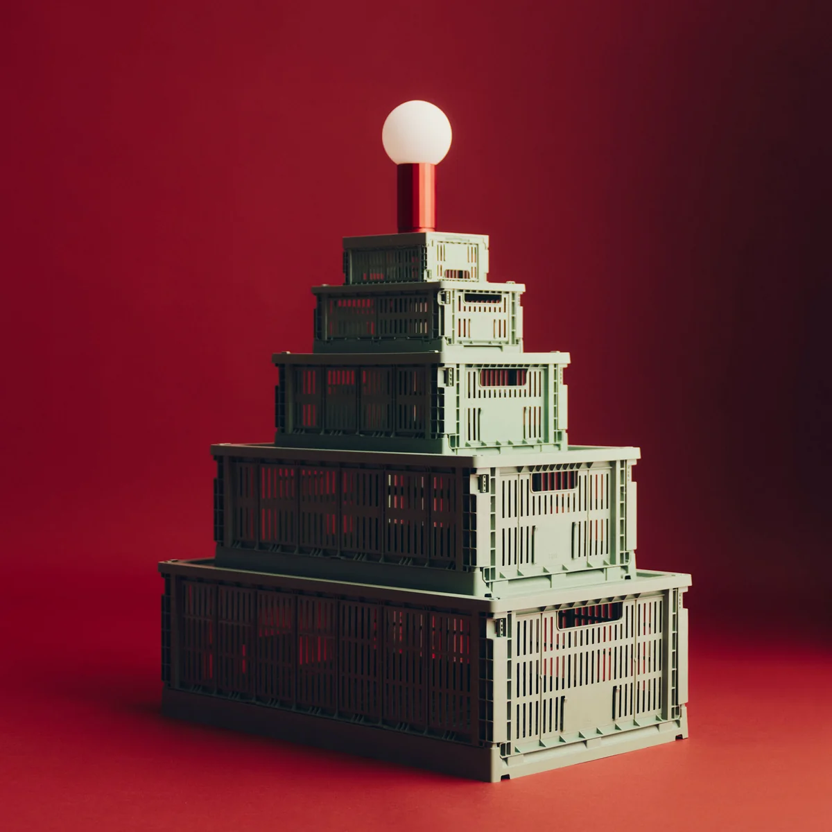 HAY - Colour Crate Korb Family sage green