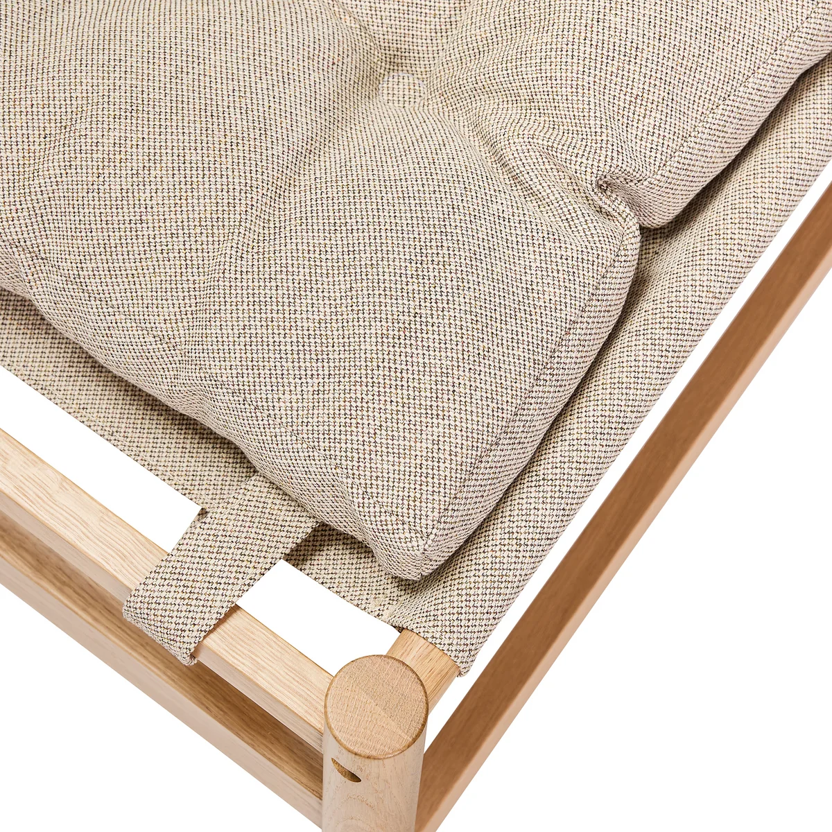 Hübsch Interior - Heritage Hocker natur / beige