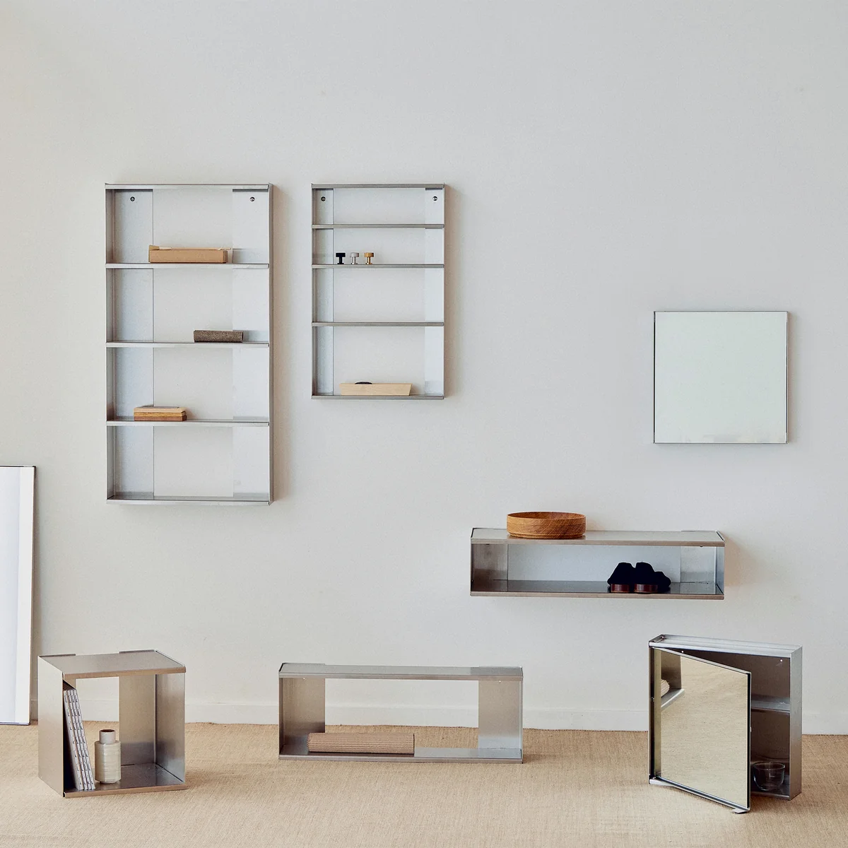 Form & Refine - Taper Produktfamilie, Edelstahl gebürstet