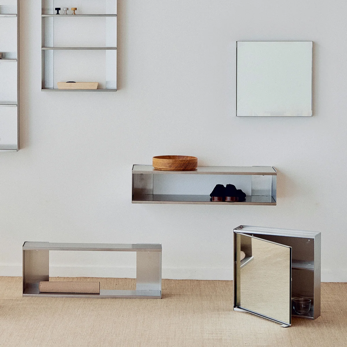 Form & Refine - Taper Produktfamilie, Edelstahl gebürstet