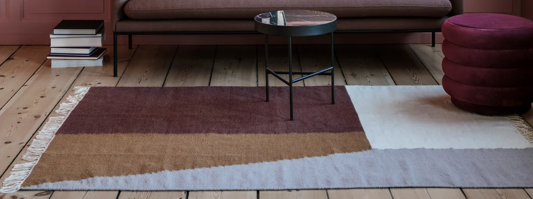 Ferm Living - Kelim Teppich Square - Kollektionsbanner