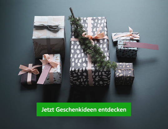 Banner - Geschenkideen: Weihnachten wahre Freude schenken - Lehnen Sie sich zurück und lassen Sie sich von unseren Connox Geschenkideen zu Weihnachten inspirieren.