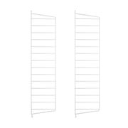Wandleiter 2er Set Grau 50 x 20 cm String