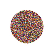 myfelt - Filzkugelteppich rund multi