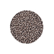 myfelt - Filzkugelteppich stone rund