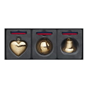 Georg Jensen Weihnachtsanhänger 2025 - Vergoldetes Herz Im Skandinavischen Design