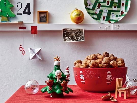 Weihnachtsfiguren von Alessi - Jede einzelne der A di Alessi Weihnachtsfiguren ist handdekoriert und verbreitet weihnachtliche Stimmung, ohne dabei antiquiert zu wirken.