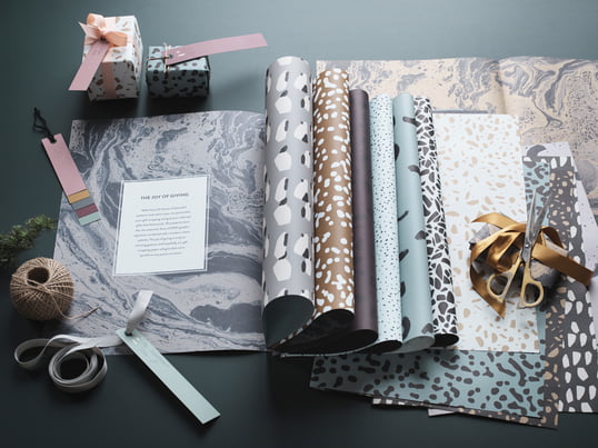 ferm Living: Geschenkanhänger / Geschenkpapier