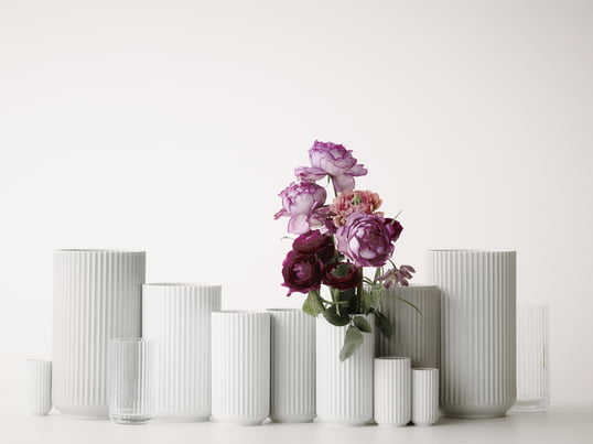 Lyngby Porcelæn - Lyngbyvase, weiß matt