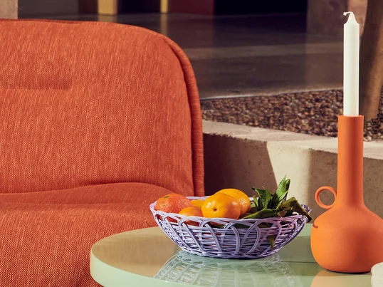 POLSPOTTEN - Bakkie Korb, rund, flieder