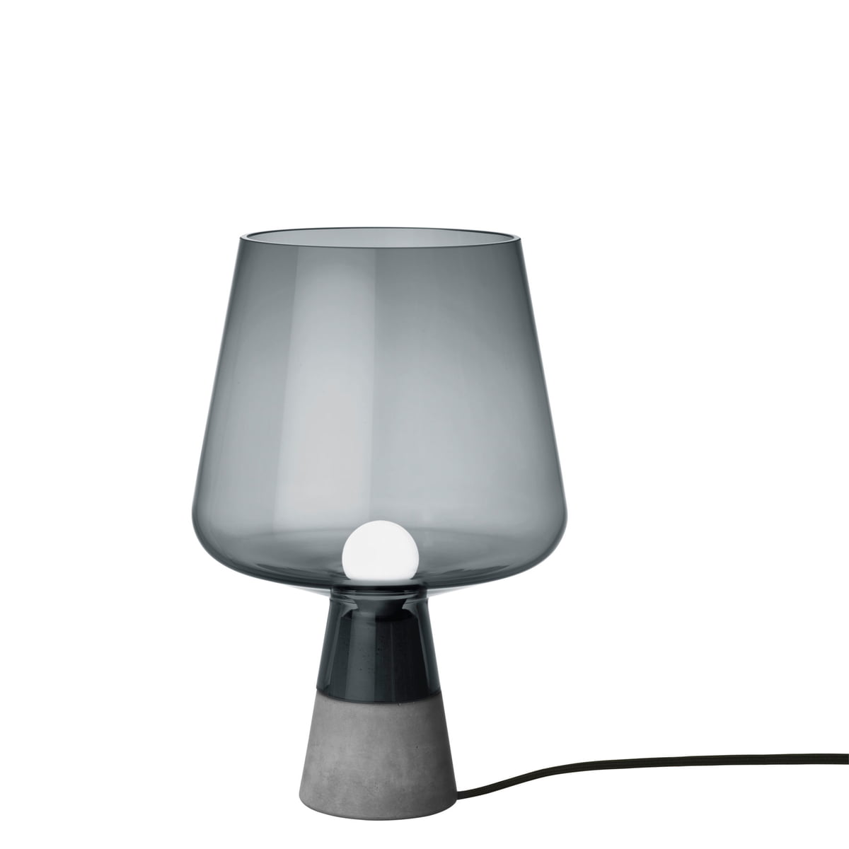 Iittala – Leimu Leuchte, Ø 20 x H 30 cm, grau