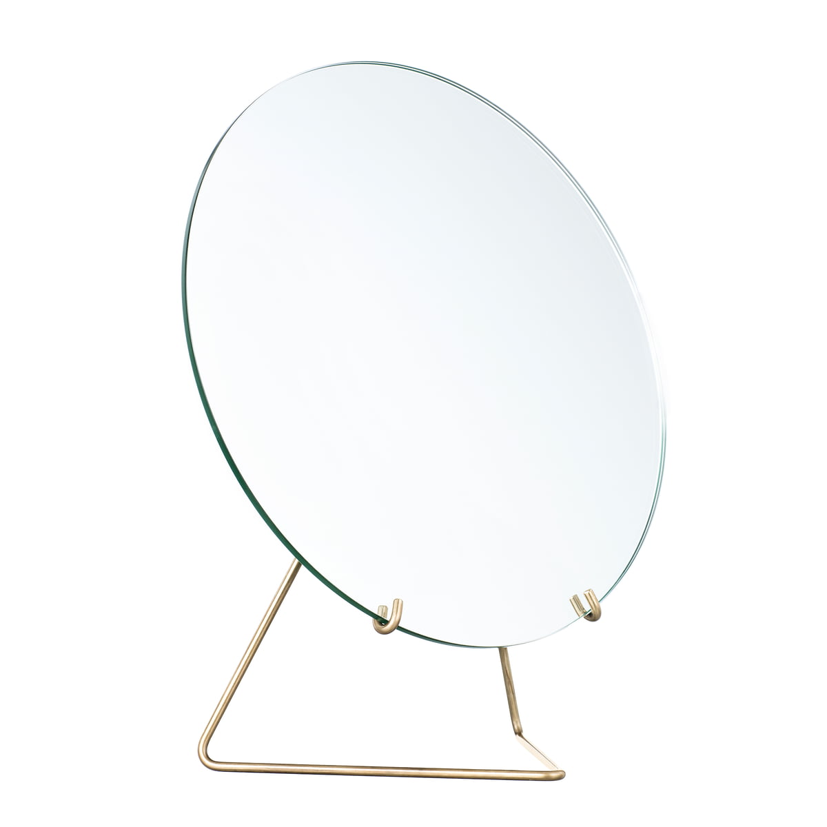 MOEBE – Tischspiegel Ø 30 cm, Messing