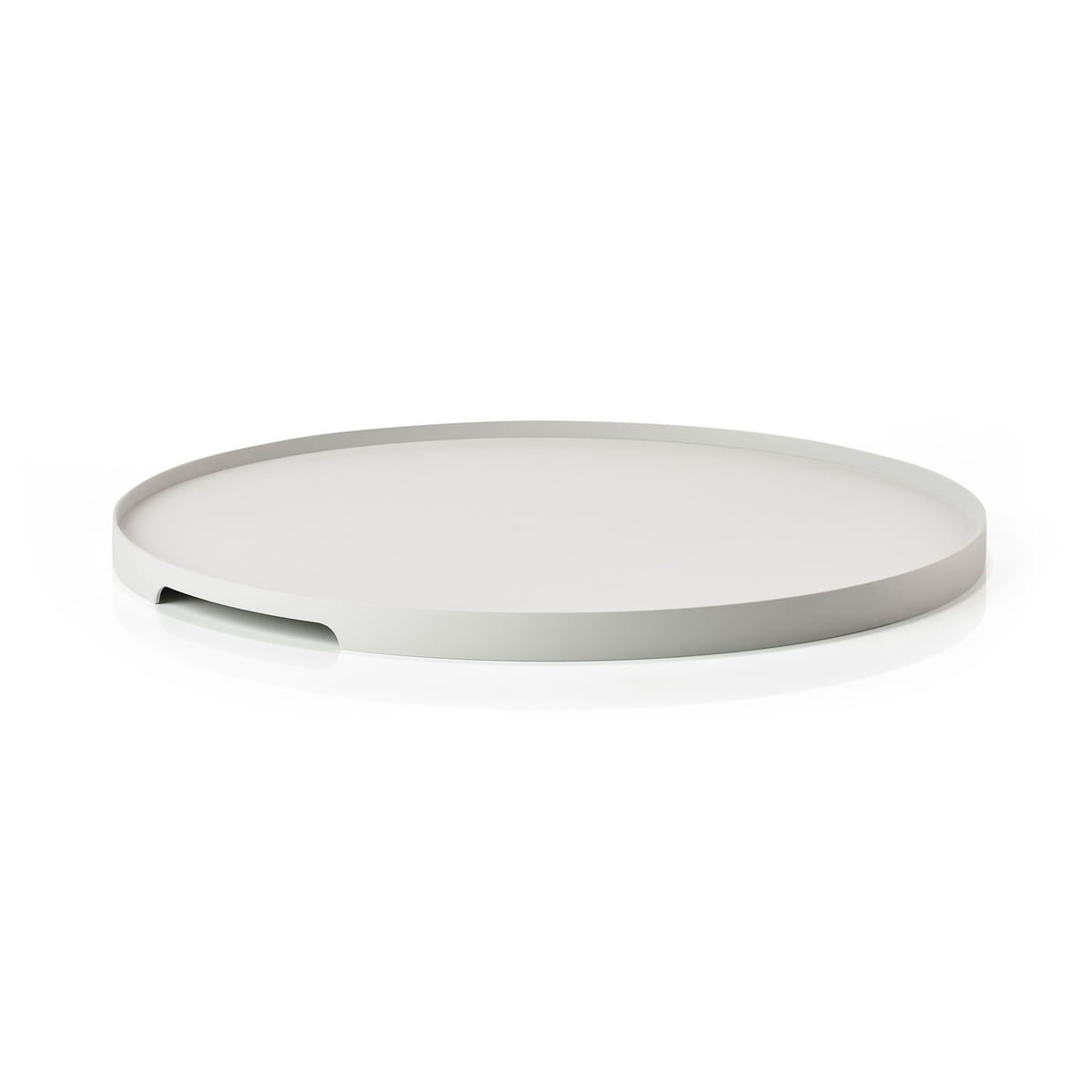 Zone Denmark – Singles Metall-Tablett, Ø 35 cm / warm grey