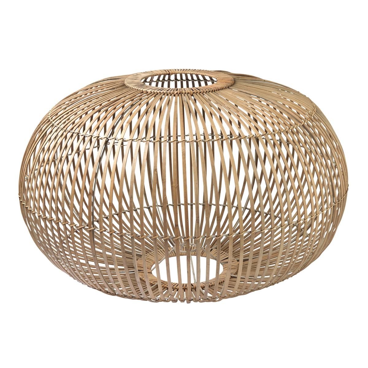 Broste Copenhagen – Zep Bambus-Lampenschirm, Ø 68 x H 42 cm, natur