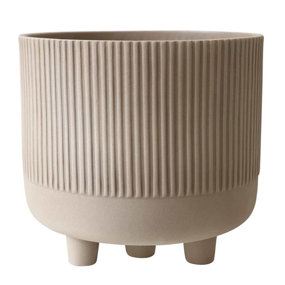 Kristina Dam Studio – Bowl Blumentopf XL, Ø 30 cm, grau