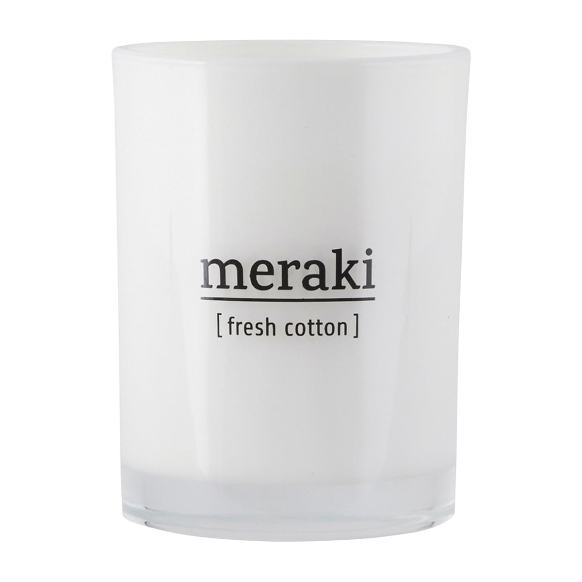 Meraki – Duftkerze, Ø 8 cm, Fresh Cotton