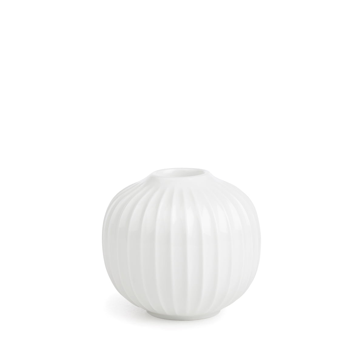Kähler Design – Hammershøi Kerzenständer, Ø 8 x H 5,5 cm, weiß