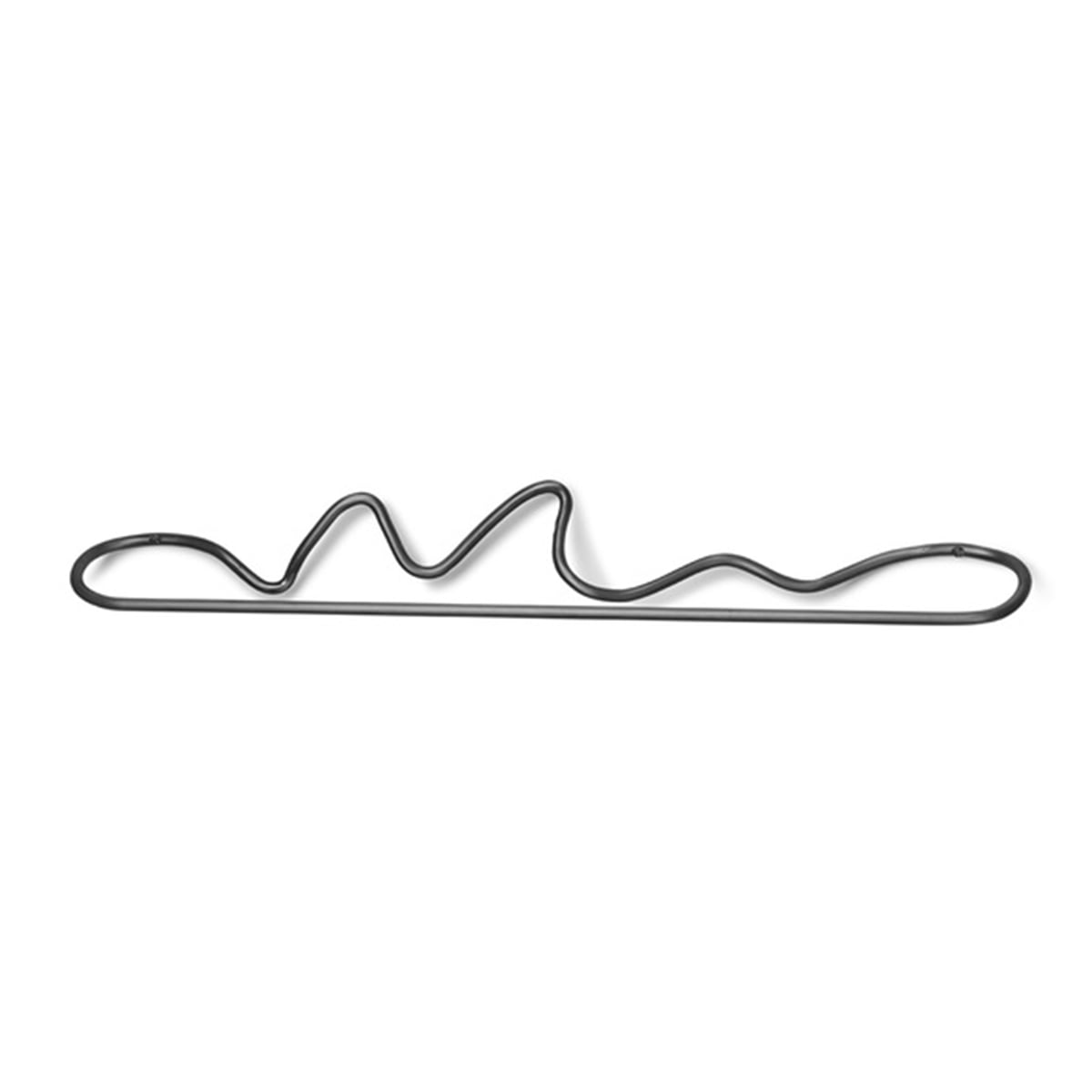 Ferm Living – Curvature Handtuchhalter, schwarz