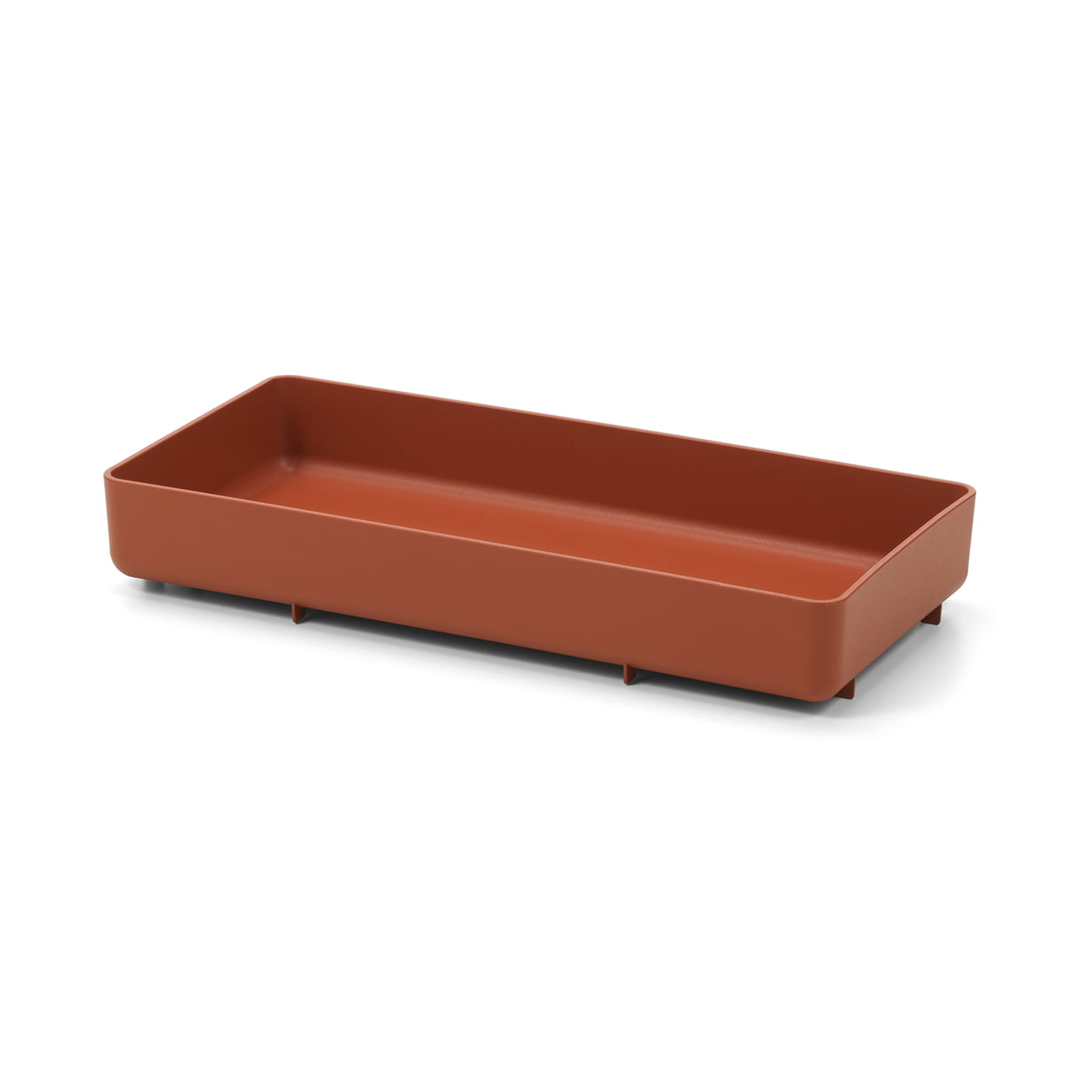 Vitra – Chap Tablett zu Hocker, backstein