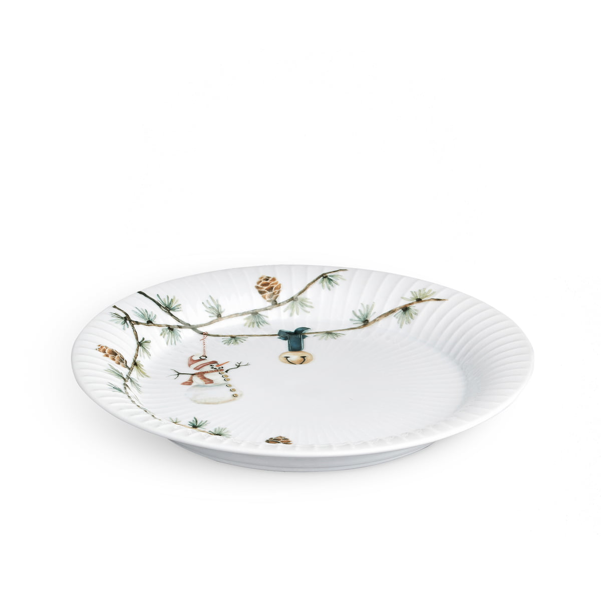 Kähler Design - Hammershøi Weihnachten Teller, Ø 22 cm, weiß