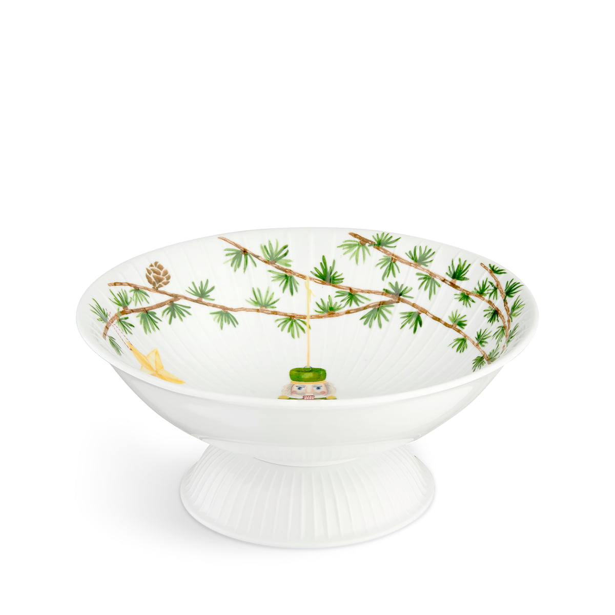 Kähler Design - Hammershøi Weihnachten Schale mit Fuß, Ø 23 cm, weiß