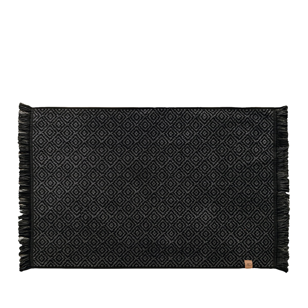 Mette Ditmer – Morocco Badematte 50 x 80 cm, schwarz / grau