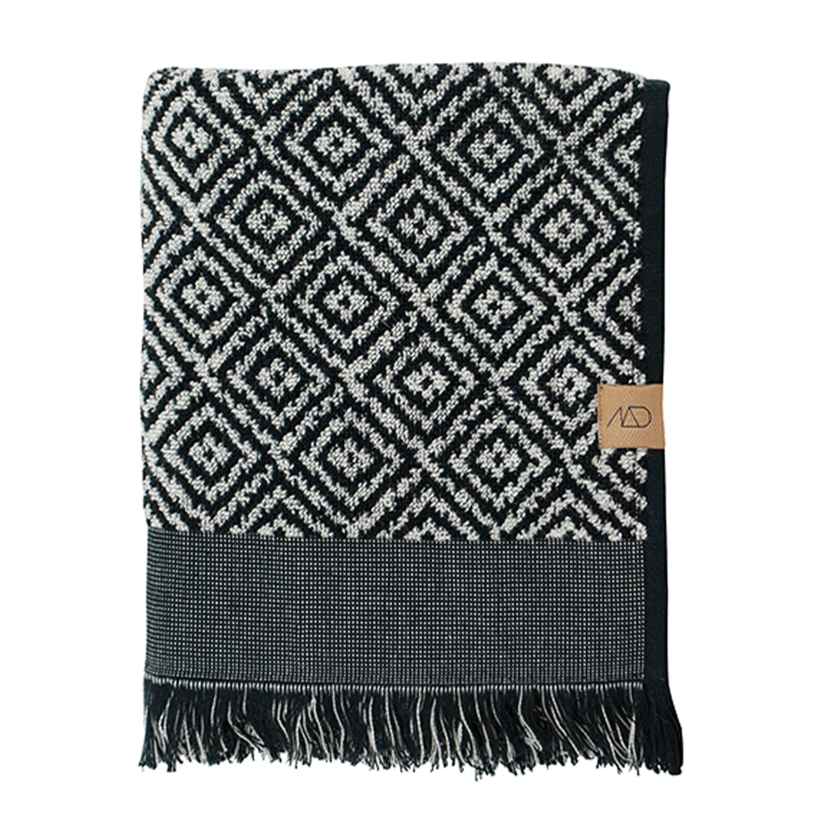 Mette Ditmer – Morocco Badetuch 70 x 140 cm, schwarz / weiß