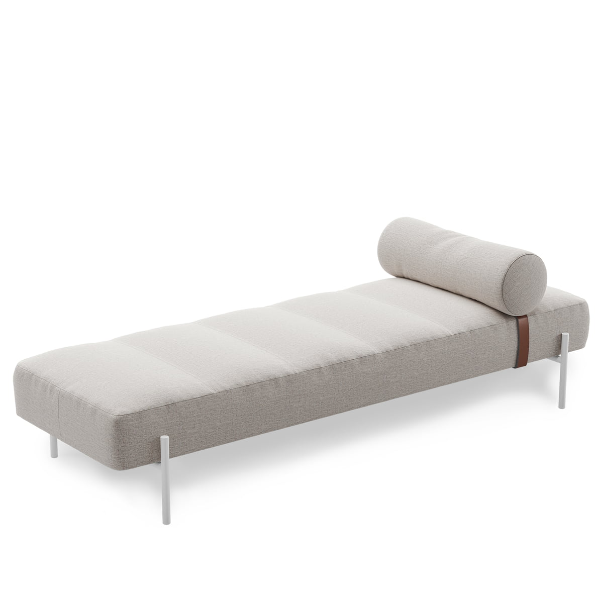 Northern – Daybe Daybed, weiß / hellgrau (Kvadrat Brusvik 02)