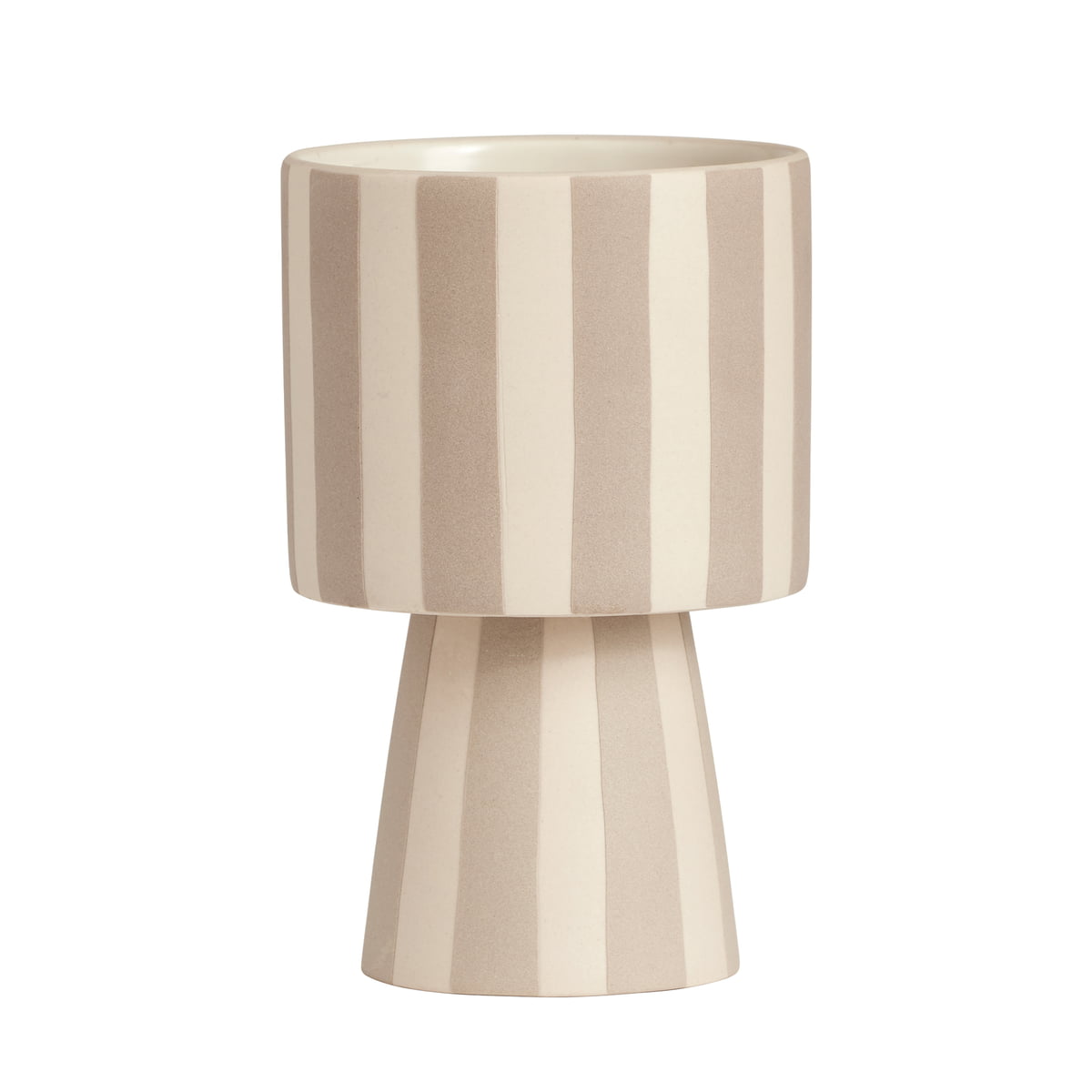 OYOY – Toppu Übertopf, Ø 10 x H 15 cm, clay