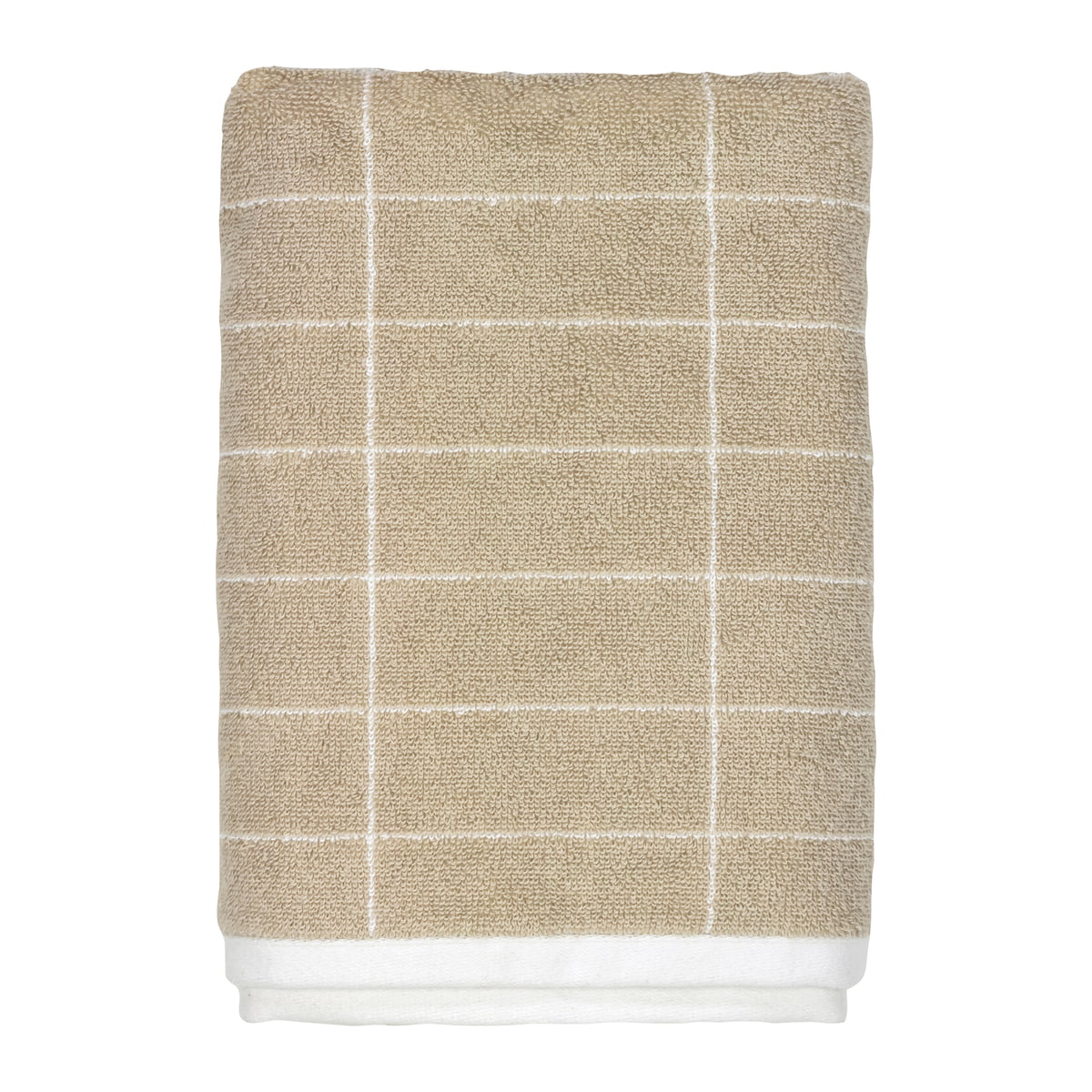 Mette Ditmer – Tile Badetuch 70 x 140 cm, sand / off-white