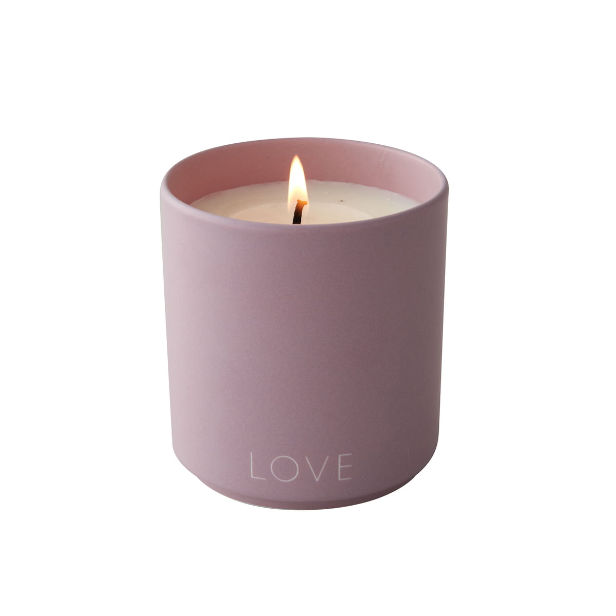 Design Letters – Duftkerze, Love / lavendel