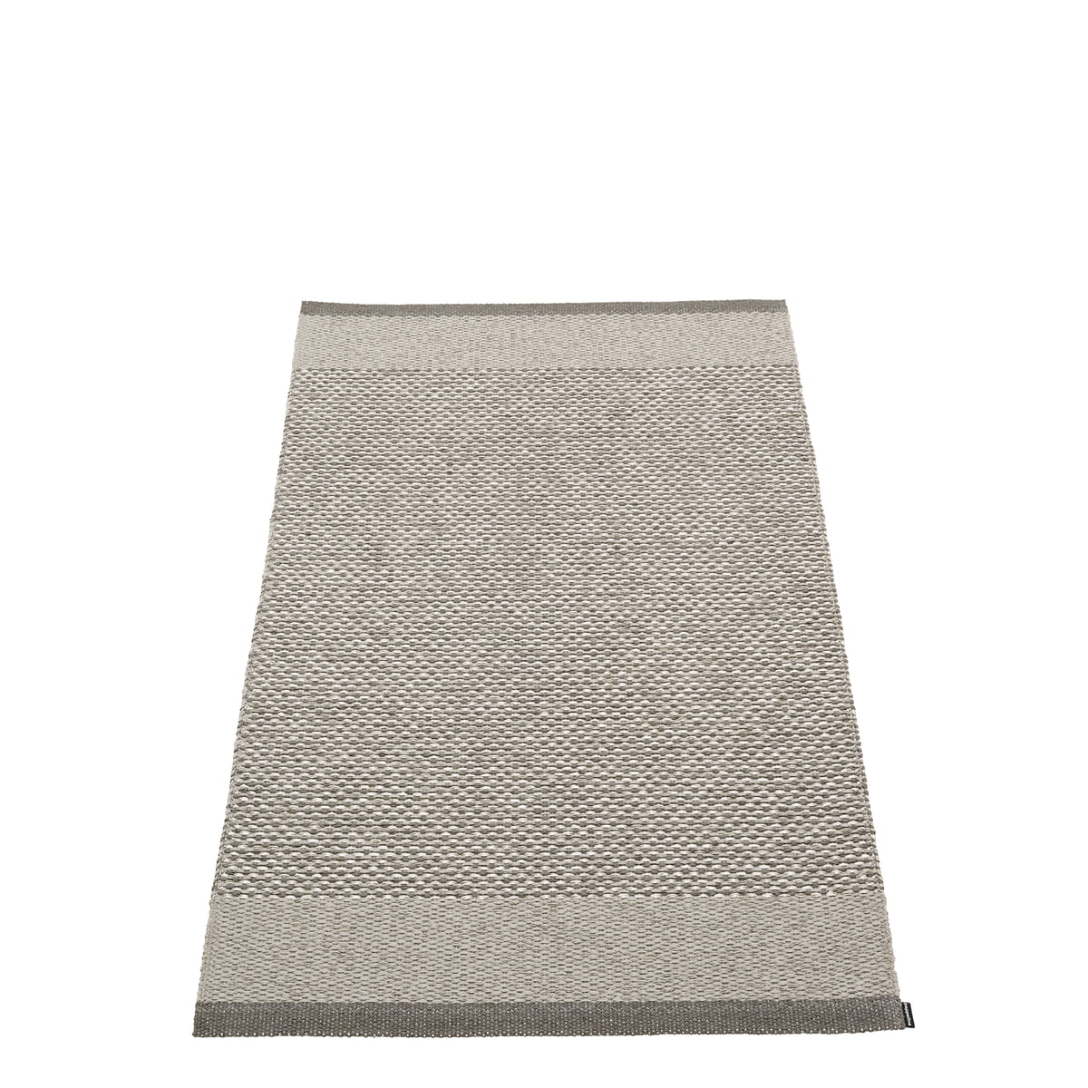Pappelina – Edit Teppich, 70 x 120 cm, charcoal / warm grey / stone metallic