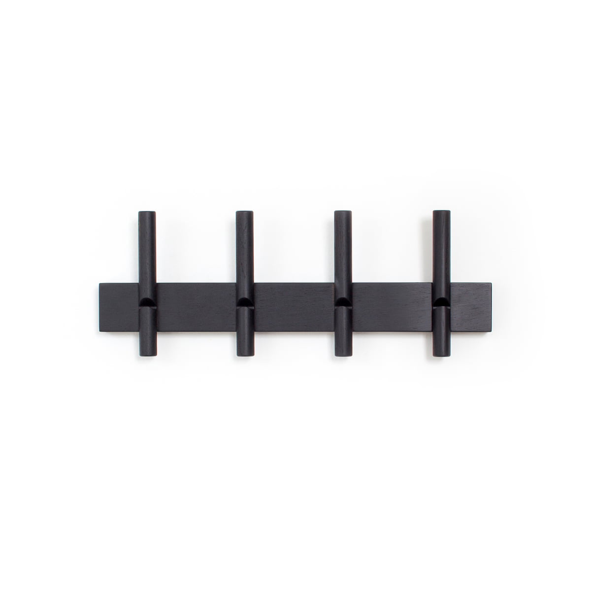 We Do Wood – Roon & Rahn Reces Wandgarderobe, 48 cm, Eiche / schwarz