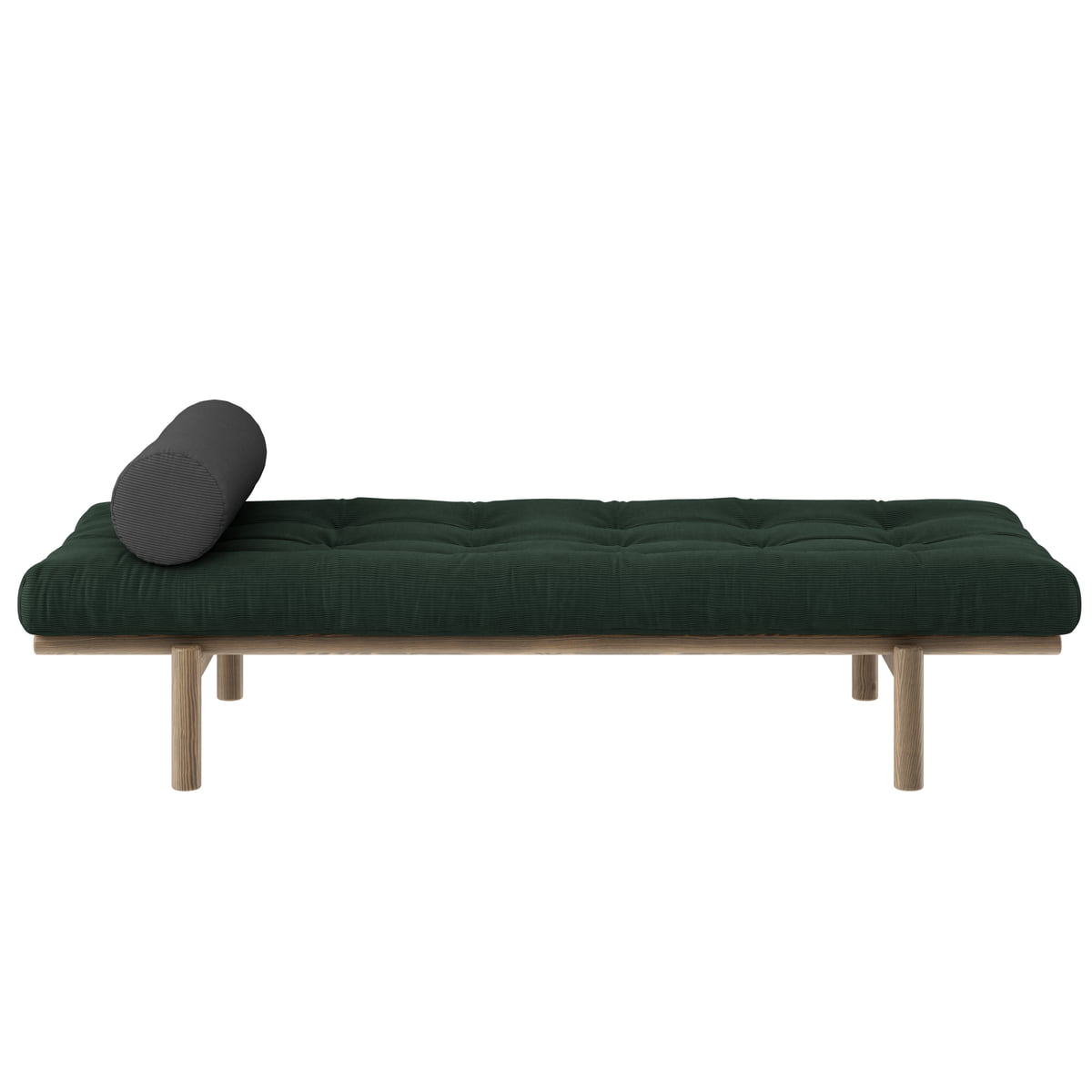 Karup Design – Next Daybed, 75 x 200 cm, Kiefer carobbraun / seegras (512)