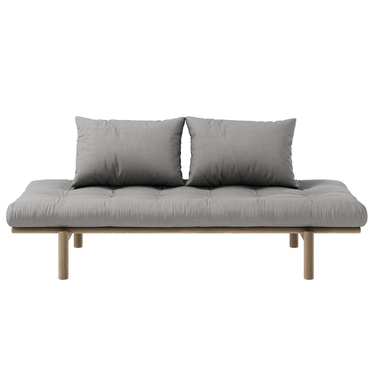 Karup Design – Pace Daybed, Kiefer carobbraun / grau (746)