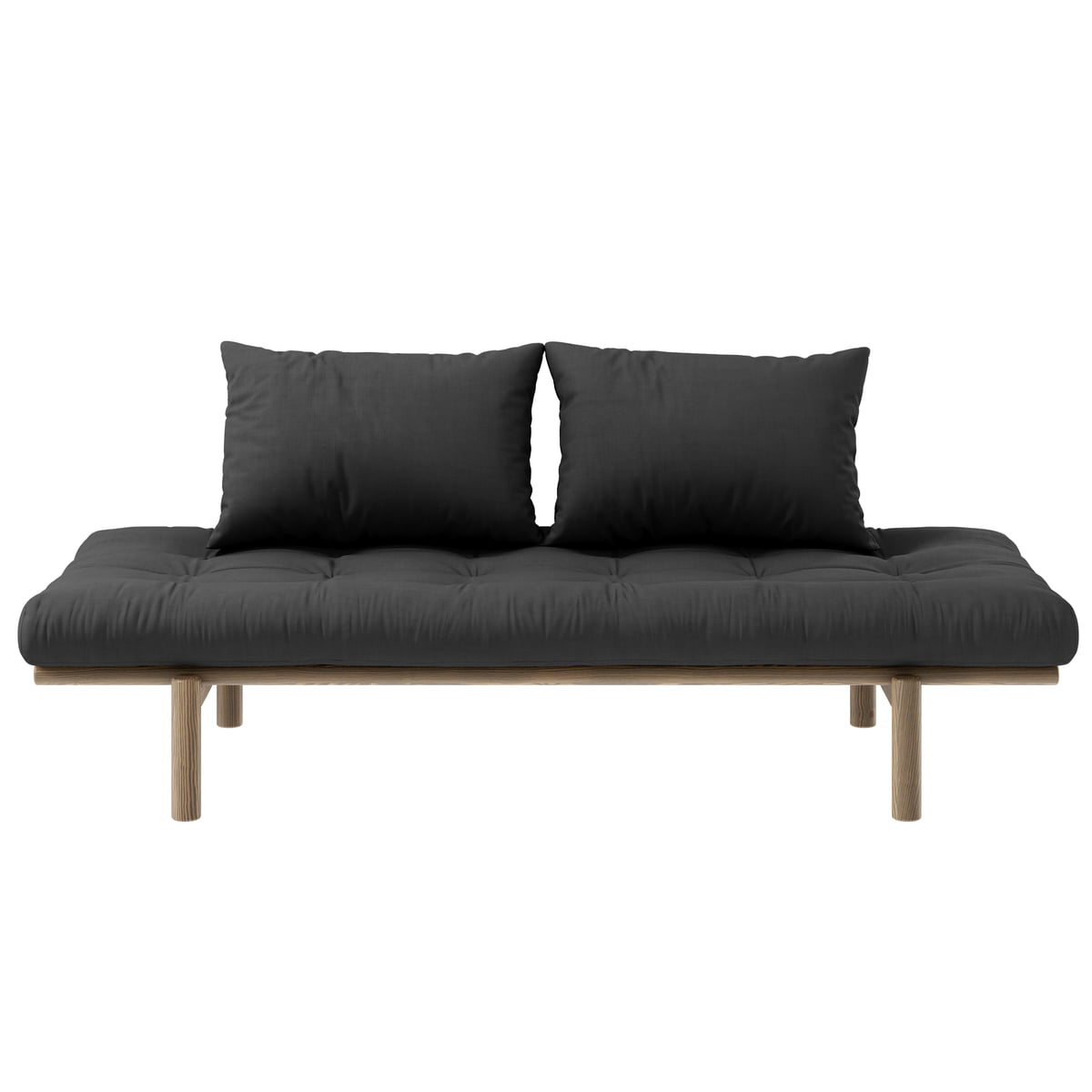 Karup Design – Pace Daybed, Kiefer carobbraun / dunkelgrau (734)