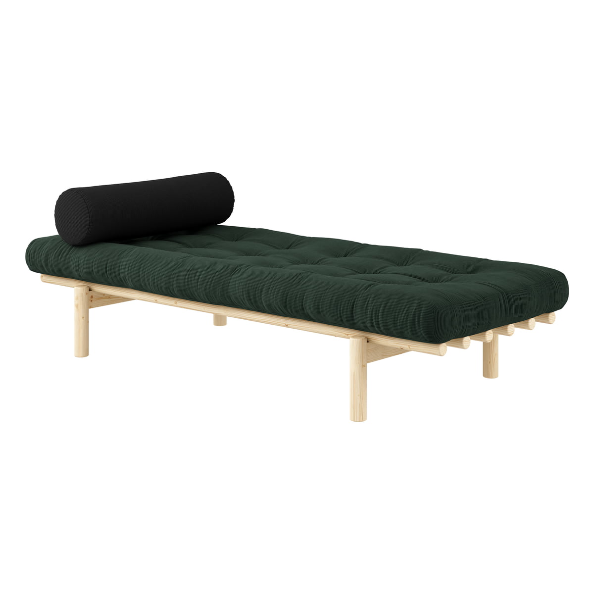 Karup Design – Next Daybed, 75 x 200 cm, Kiefer natur / seaweed (512)