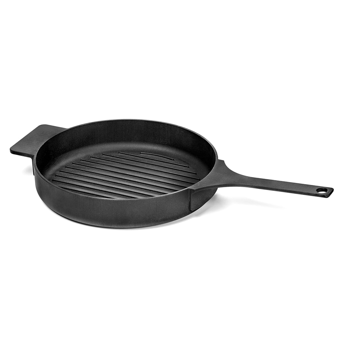 Serax – Surface Grillpfanne aus Gusseisen, Ø 26 cm, schwarz