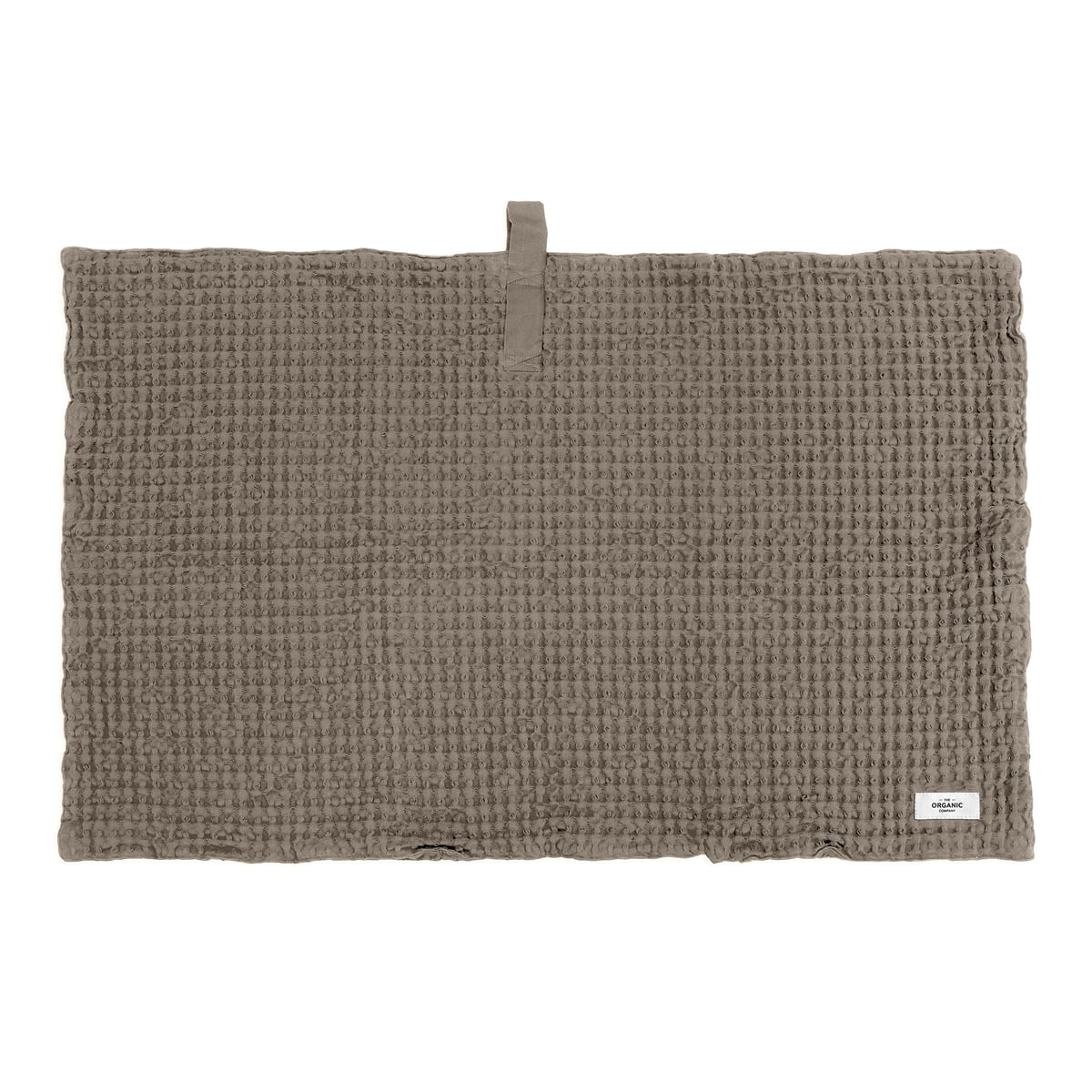 The Organic Company – Big Waffle Badematte, 55 x 80 cm, clay