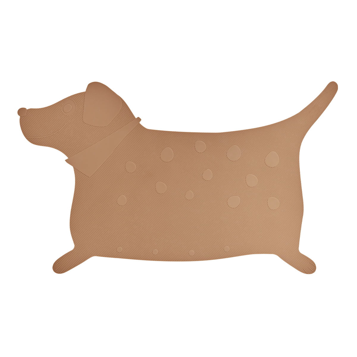 OYOY – Antirutsch Badematte, Hunsi Hund, camel