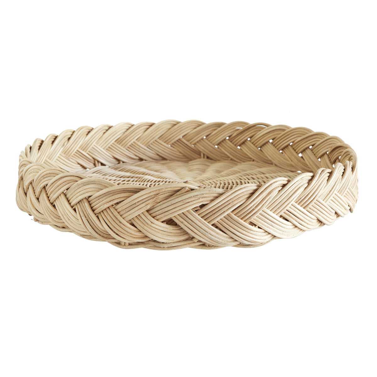 OYOY – Maru Tablett, Ø 47 cm, Rattan natur