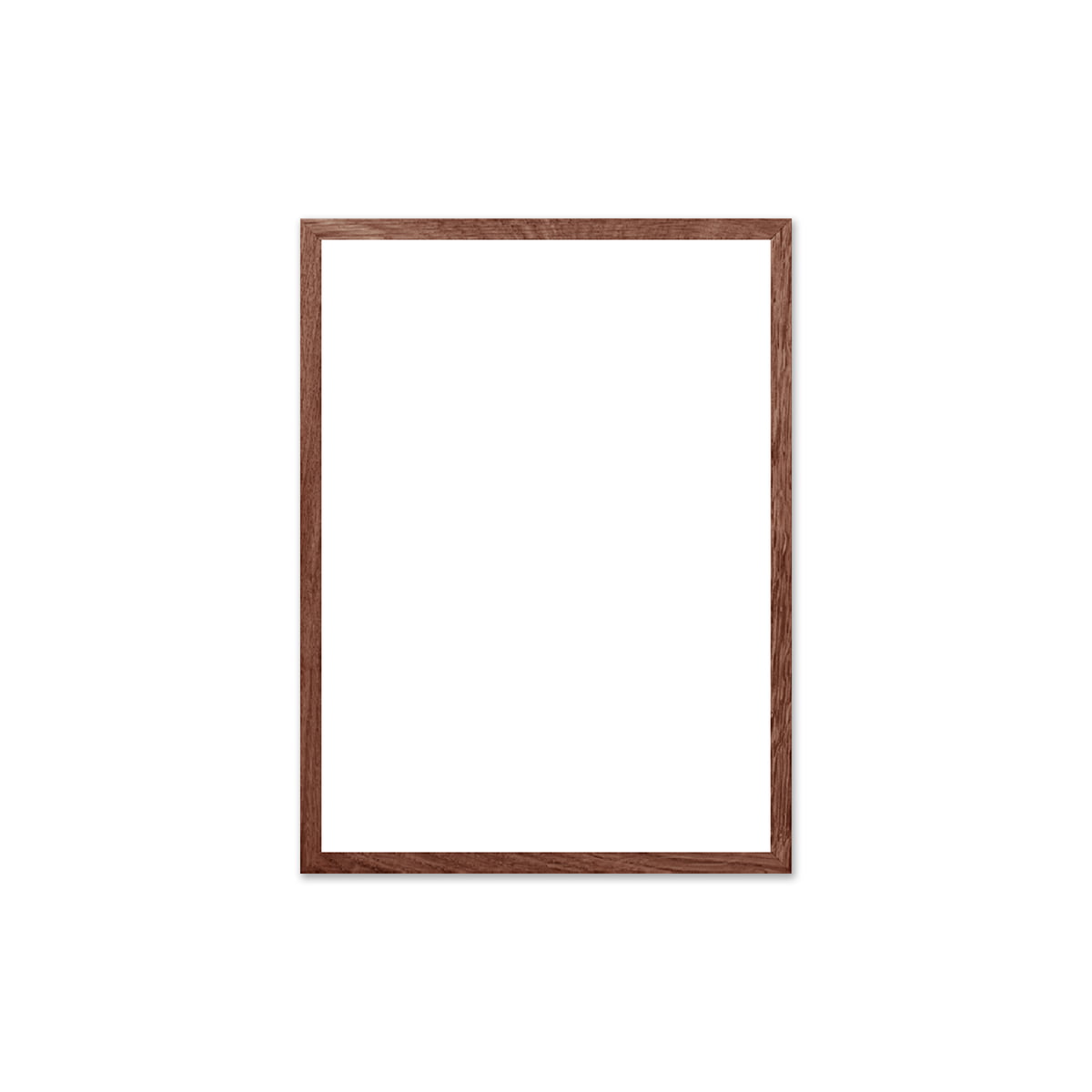 The Poster Club – Bilderrahmen Eiche braun, Echtglas, 30 x 40 cm