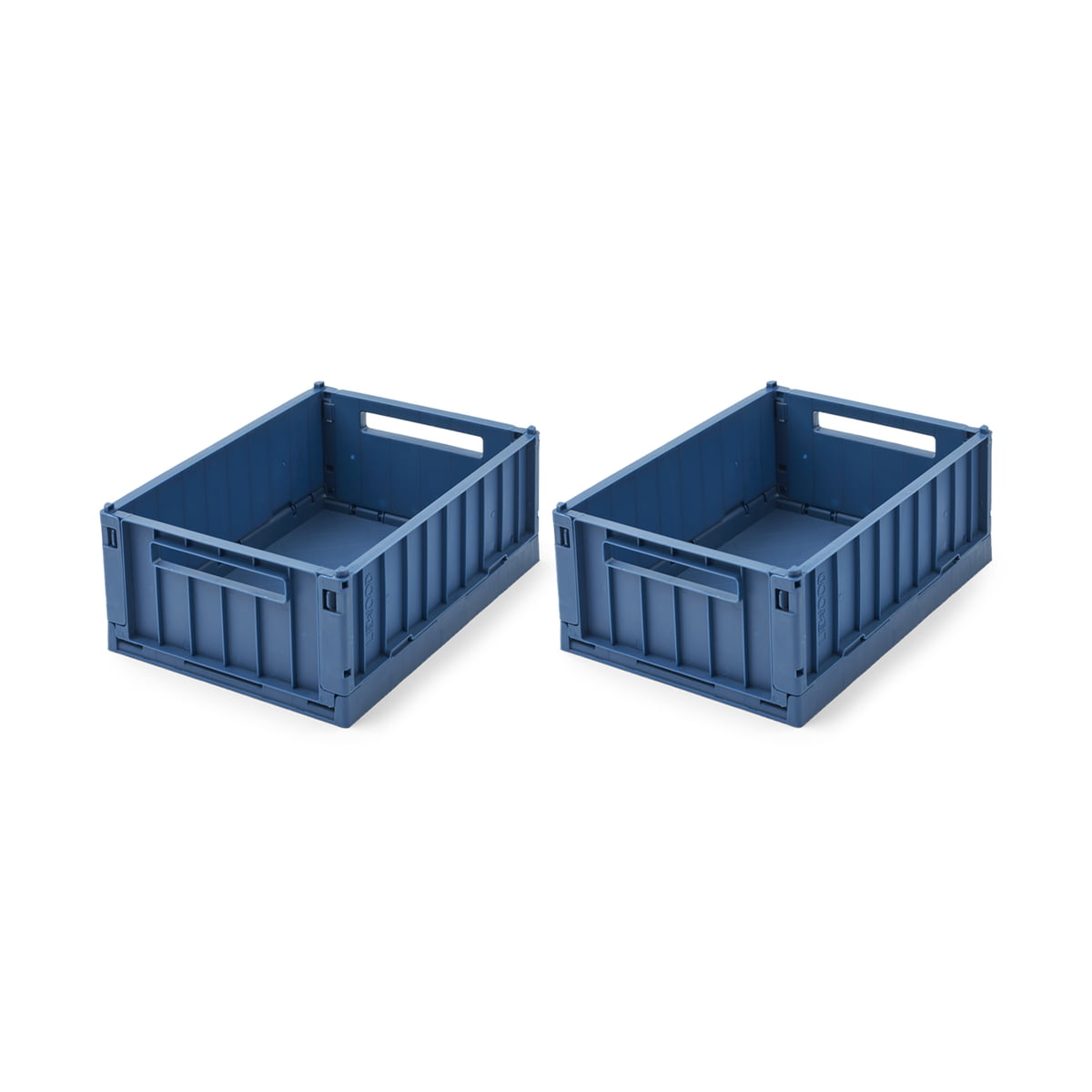 LIEWOOD – Weston Aufbewahrungsbox, 25 x 18 x 9,5 cm, indigo blue (2er-Set)